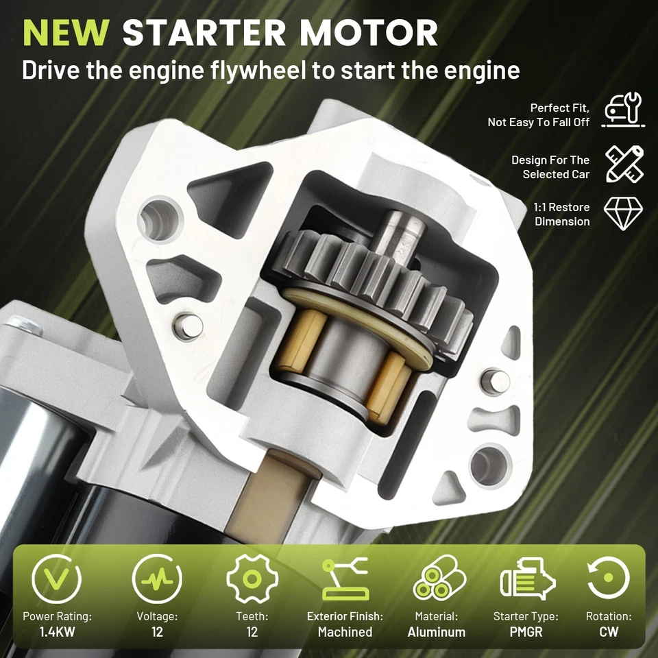 Starter For 06-08 Honda Pilot Ridgeline 2006 2007 2008 V6 3.5L 410-48116 17964 Foto 4 de 4