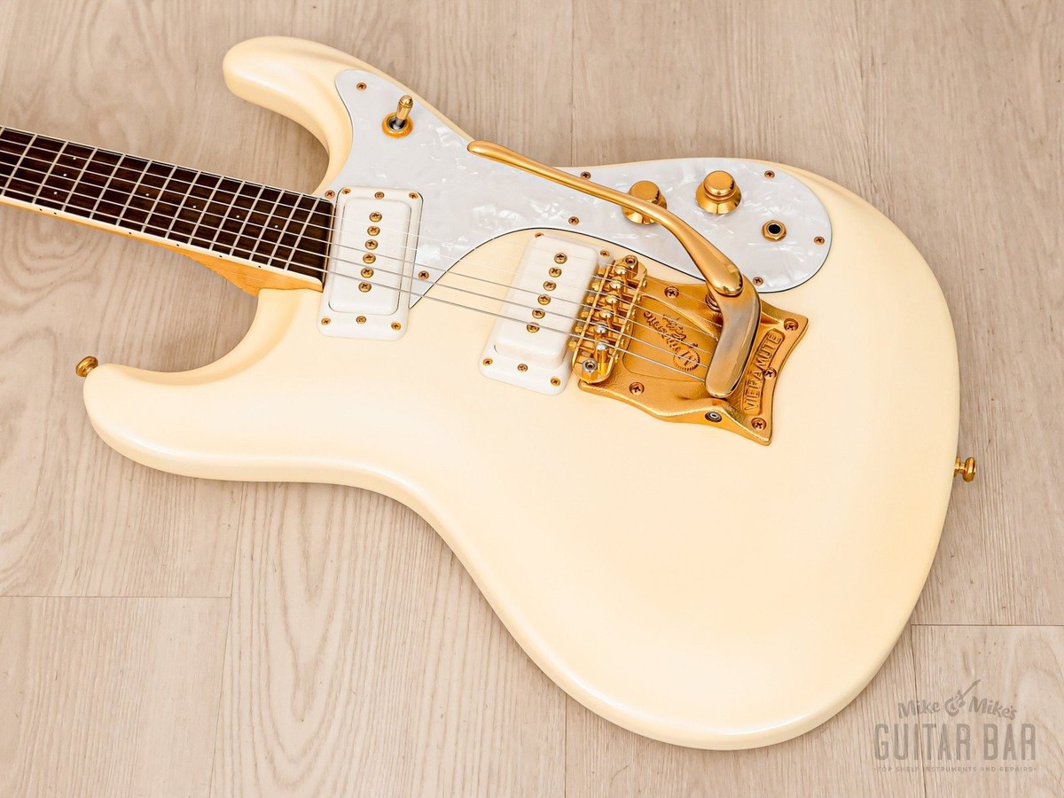 2000s Mosrite Ventures Model Super Custom '65 Pearl White w/ Gold