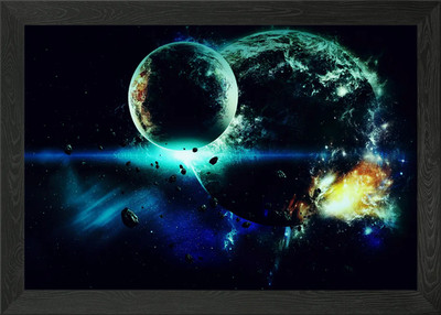 Universum LN5 Gerahmtes Wandbild Poster Leinwanddruck Bild