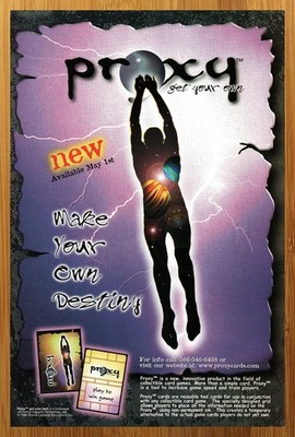 1998 Proxy Collectible Card Game Vintage Print Ad/Poster Authentic CCG Promo Art