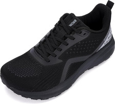 Men'S Wide Cushioned Supportive Road Running Shoes Wide Toe Box Rubber Outso