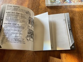 JoJo's Bizarre Adventure Sega No Game Case And Manual Only - Registration Card