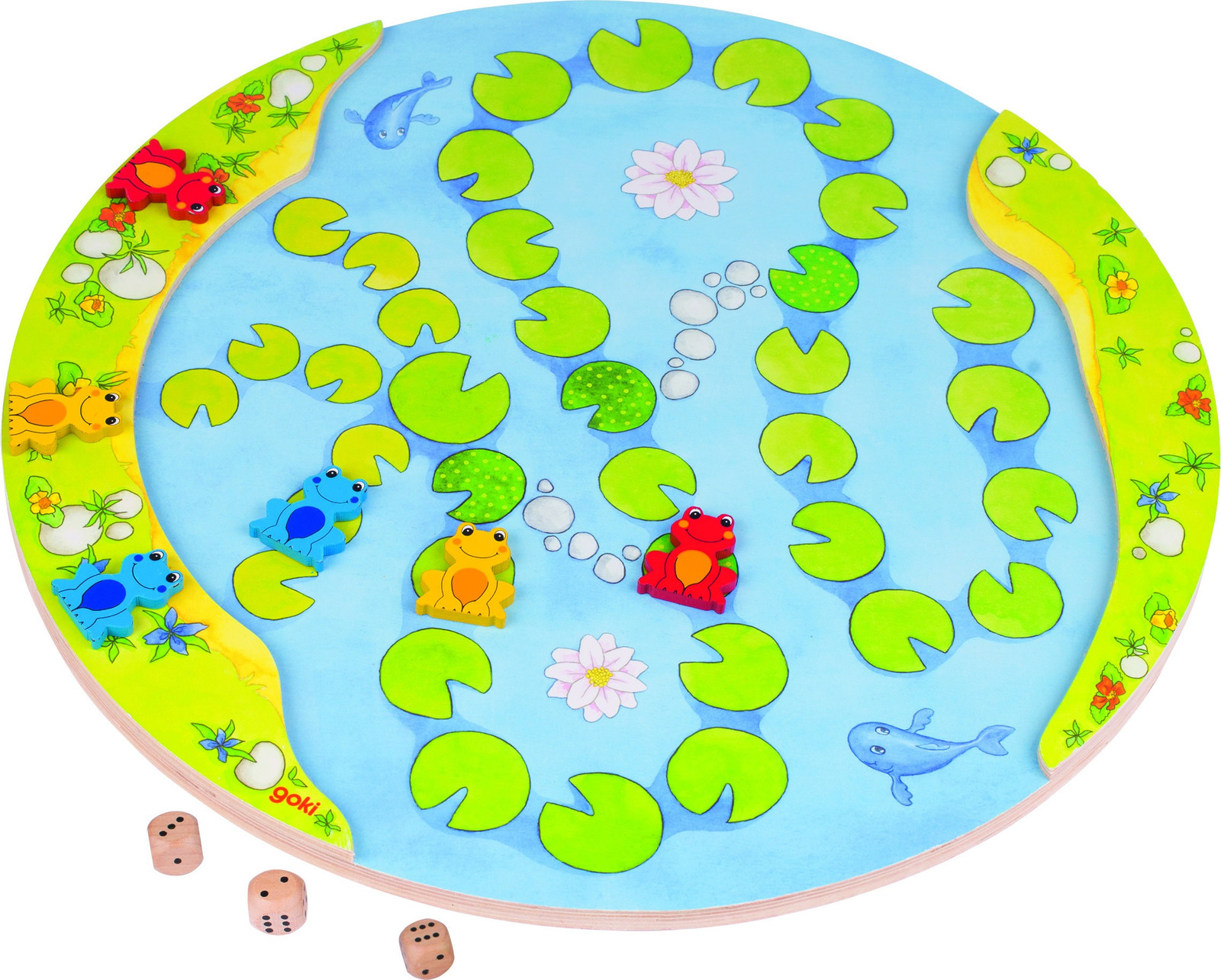 Jeu en bois Un deux trois Coâ Coâ idée cadeau anniversaire 3 ans