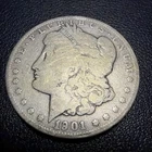 1901 O Morgan Silver Dollar F10181