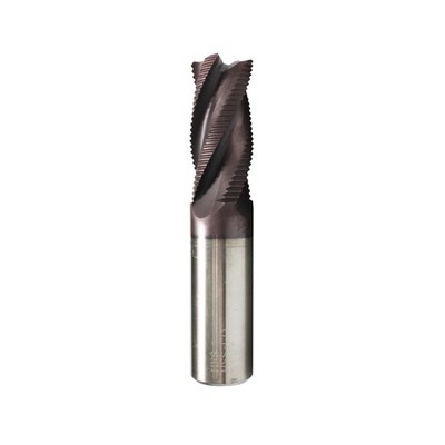 HFS(R) Standard Tooth M42 8% Cobalt Tialn Roughing End Mill 3/4''X3/4''X1-5/8''