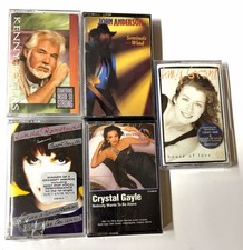 Lot of 5 Sealed Country Cassette Tapes -
