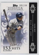 2008 Moments & Milestones 100/150 Ichiro Suzuki (2007 All-Star 238 Hits) HOF 1aj