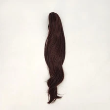 Dark Brown Hair Clip Hair Peice 21"