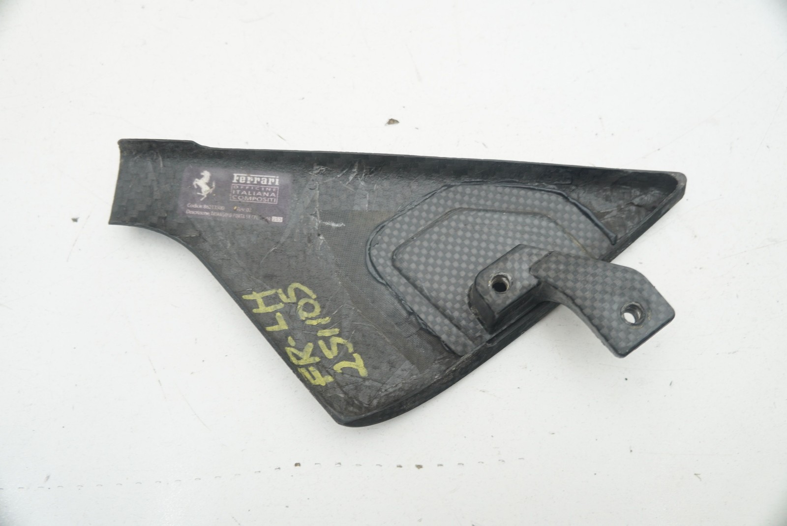 Left Driver Door Corner Carbon Fiber Trim Panel 86213300 Ferrari 458 Challenge