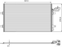 Kondensator Klimaanlage Valeo 814324 FüR Volvo V50 544 C30 S40 545 C70 Aluminium