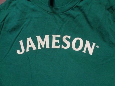JAMESON IRISH WHISKEY SHORT SLEEVE T SHIRT - X-LARGE XL GREEN - NEW COOL RARE