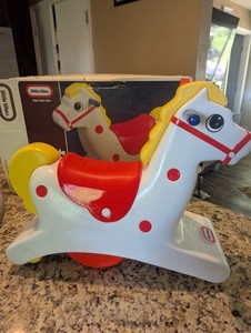Vinatge 1980s Little Tikes Easy Ride Pony #0693 With Original Box Made in USA