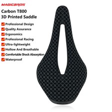 Carbon 3D Printed Bike Saddle 145mm Base Mountain Bike Cycling Seat Cushion