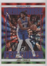 2023 Donruss Franchise Features Holo Red & Green Laser 37/75 Joel Embiid #3 7y2