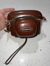 Voigtl nder Brown Leather Camera Case Cover With Strap Fits Camera Cases/Covers