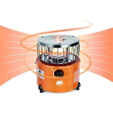 Orange 2 in 1 Portable Heater & Stove Tent Camping Outdoor Cooking Propane Gas