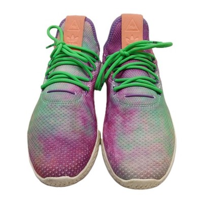 Adidas‎ Pharrell Williams Tennis HU Shoes Mens 10 Tie Dye Multicolor Sneakers Adidas Shoes Pharrell Williams Tennis Hu Holi Chalk Tie Dye  main image 2