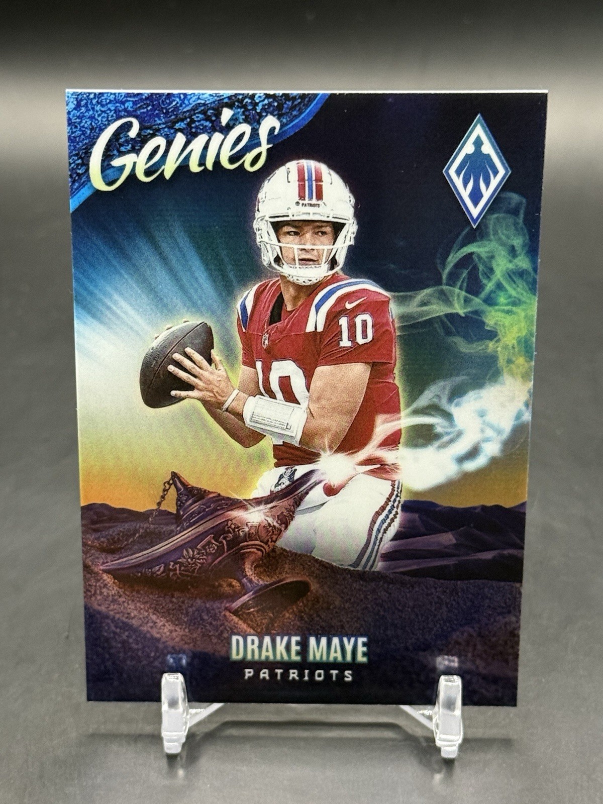 2025 Panini Phoenix Genies SSP Case Hit DRAKE MAYE NEW ENGLAND PATRIOTS 🔥