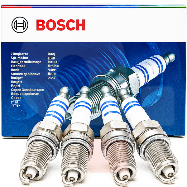 Bosch ZüNdkerzen-Set 4Tlg VW Beetle Caddy III CC B7 EOS Golf Plus V VI 1.2 1.4-image