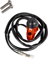Fire Power Perch Mount Kill Switch Space Saver Orange for Motorcycles