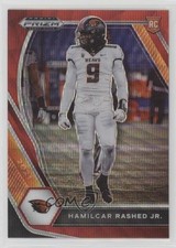 2021 Panini Prizm Draft Picks Ruby Wave Prizm Hamilcar Rashed Jr #141 tk5