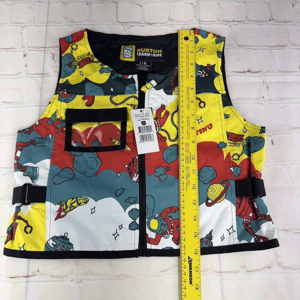 New Burton Learn To Ride Snowboard Vest Size Youth Kids L/XL | eBay