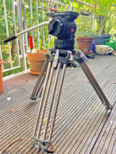 Sachtler Stativ, 7+7 Fluid Head, medium Nirosta Beine von Sachtler und Wolf