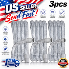 3pcs Replacement CPAP Tubing CPAP Hose 6 Foot Length, Flexible CPAP Tube 6ft