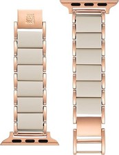 Anne Klein Rubberized Fashion Bracelet for Apple Watch NEW 75 42/44/45/MM