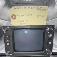 BENDIX KING IN-812A RADAR INDICATOR P/N: 066-3114-00