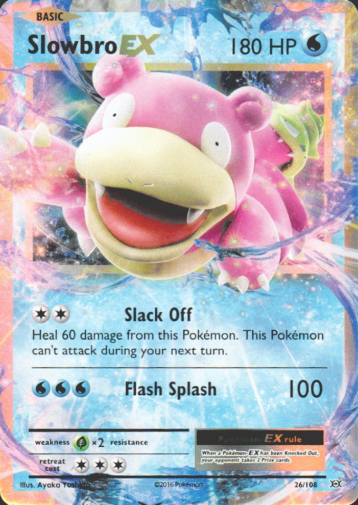 Slowbro EX Ultra Rare XY - Evolutions 26/108 NM