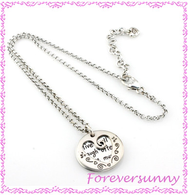 Brighton Live Well Laugh Often Love Much Love Quotes Pendant Necklace
