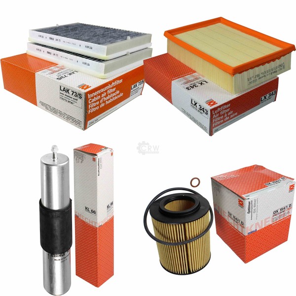Mahle Kraftstofffilter KL 66 Innenraum LAK 73/S Luft LX 343 ÖLfilter OX 154/1D-image