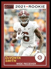 DeVonta Smith Rookie 2021 Panini Chronicles Draft Picks #63 Alabama Crimson Tide