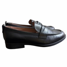 Cole Haan Womens Black Grand 360 Leather Penny Loafer Size 8