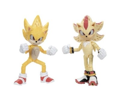Sonic the hedgehog 3 Super Sonic Super Shadow Light-Up Action