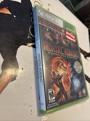 Mortal Kombat Komplete Edition Xbox 360 Platinum Hits New sealed ripped torn