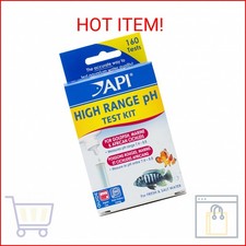 API HIGH RANGE PH TEST KIT 160-Test Freshwater and Saltwater Aquarium Water Test