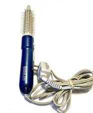 Helen of Troy 1" Model 1574 Heated Hot Air Curling Iron Brush Blue Handle Tested