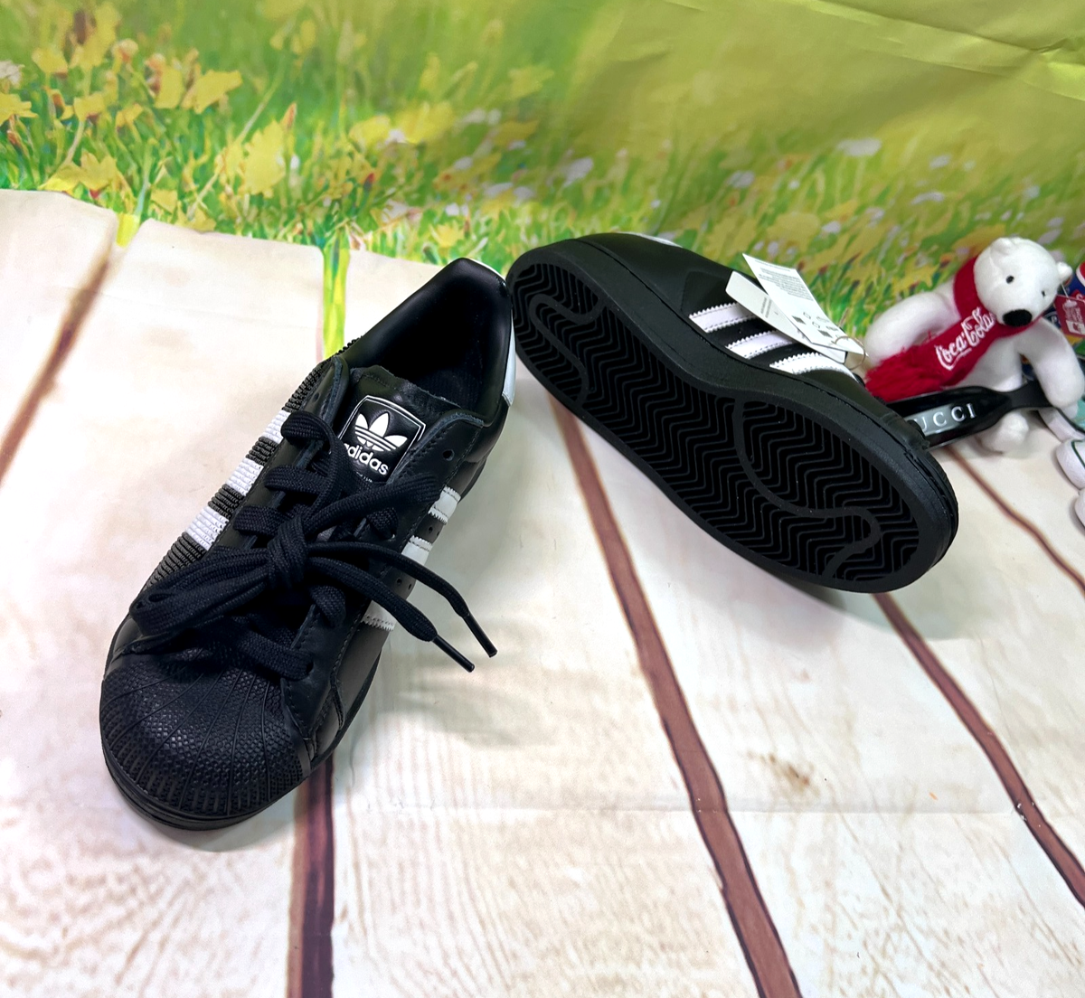 Adidas Originals SuperStar II Women's Black White Versatile