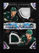 2023-24 Upper Deck Black Diamond Mine Dual Relics Kirill Kaprizov Matt Boldy 9hx