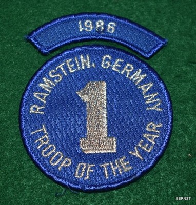 GIRL SCOUT COUNCIL PATCH - RAMSTEIN, GERMANY - FREE SHIPPING