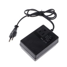 200W AC 220V to 110V Reduce Transformer Convert Travel EU Plug Adapter