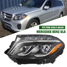 Left Driver Side LED Headlight Headlamp For Mercedes-Benz GLS 450 2017-2019