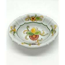 Jabón festoneado porcelana floral pintado a mano Sherle Wagner Italia