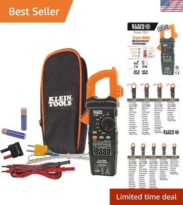 Professional Grade Clamp Meter with CAT III/CAT IV Safety