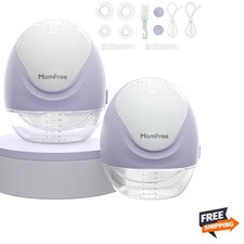 Hands Free Breast Pump:Wearable Breast Pump Portable with 3 Modes/9 Levels/LE...