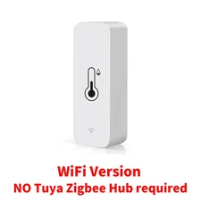 Tuya Wifi Zigbee Temperature Humidity Sensor Smart Home Indoor Hygrometer APP Mo