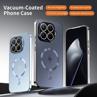 For XiaoMi 15T Pro, Hybrid Armor Acrylic Case Wireless Charge Lens Camera Cover