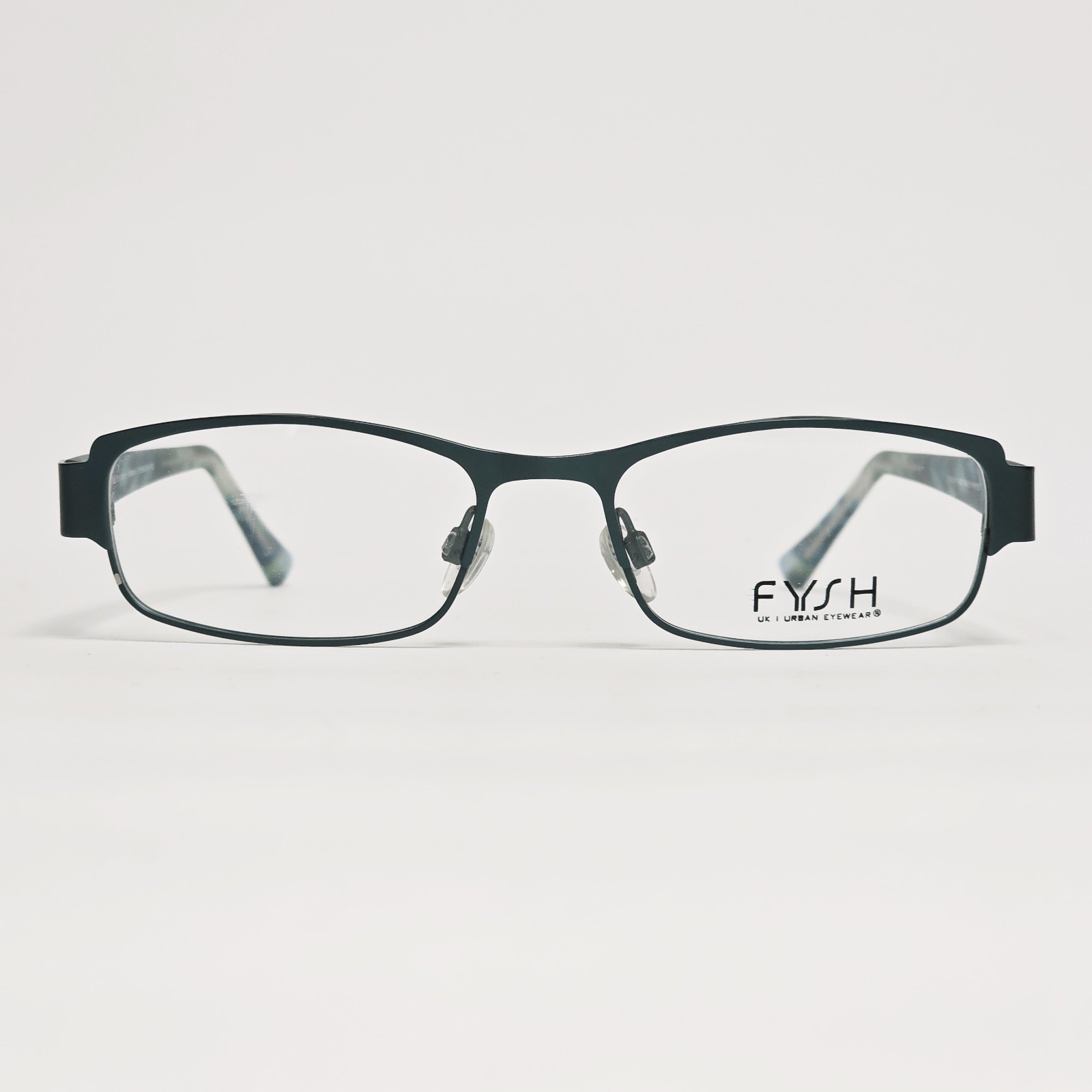 FYSH 3480 UK Urban Eyewear Women's Unique Oval Glasses in Blue-Green | 51mm